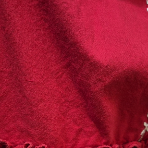 Red Embroidered Dress - Picture 8 of 8